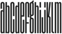 Agharti Thin Ultra Condensed otf (100) Font LOWERCASE