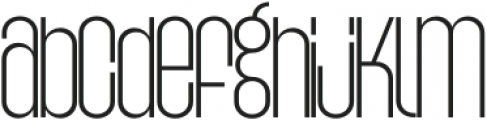 Agharti Thin Ultra Wide otf (100) Font LOWERCASE