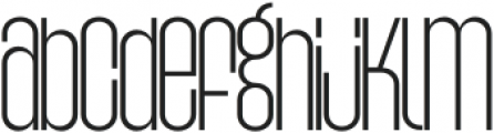 Agharti Thin Wide otf (100) Font LOWERCASE