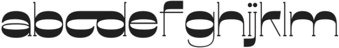 Aghesya otf (400) Font LOWERCASE