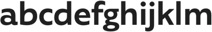 Agile Sans Medium otf (500) Font LOWERCASE