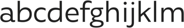 Agile Sans SemiLight otf (300) Font LOWERCASE