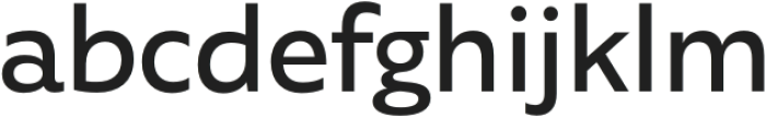 Agile Sans otf (400) Font LOWERCASE