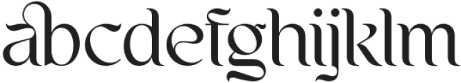 Agilera Regular otf (400) Font LOWERCASE