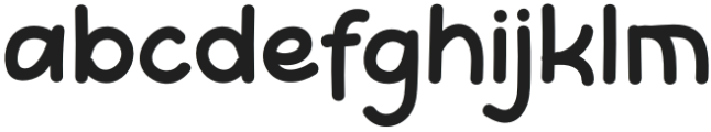 Agimed Regular otf (400) Font LOWERCASE