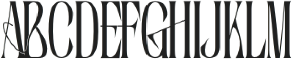 Agitafe Regular otf (400) Font UPPERCASE