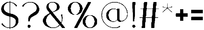 Agitha Regular otf (400) Font OTHER CHARS