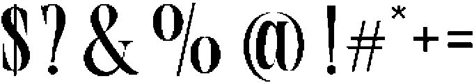 Agitton otf (400) Font OTHER CHARS