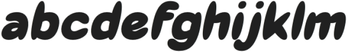 Agiven Italic otf (400) Font LOWERCASE