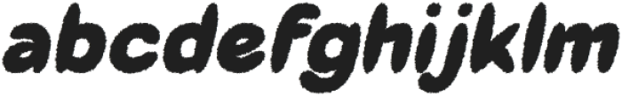 Agiven Rough Italic otf (400) Font LOWERCASE