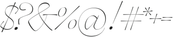 Agliosa-Regular otf (400) Font OTHER CHARS