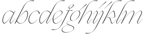 Agliosa-Regular otf (400) Font LOWERCASE