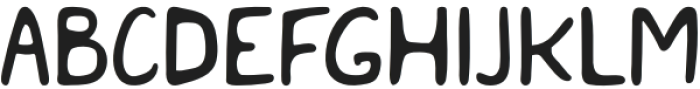 Agnello-Regular otf (400) Font UPPERCASE