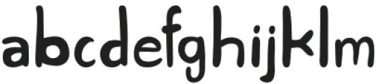 Agnello-Regular otf (400) Font LOWERCASE