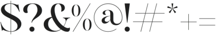 Agnifa Regular otf (400) Font OTHER CHARS