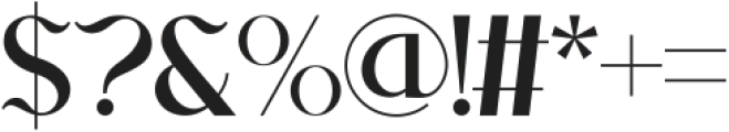 Agnista otf (400) Font OTHER CHARS