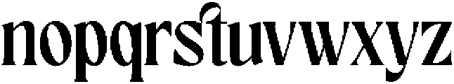 Agnofy Rusting otf (400) Font LOWERCASE