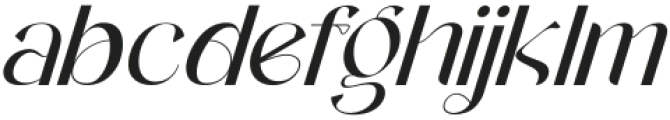 Agnoses-Italic otf (400) Font LOWERCASE