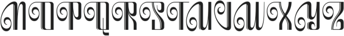 Agolia Regular otf (400) Font UPPERCASE