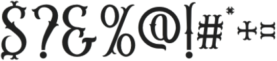 Agonda-Regular otf (400) Font OTHER CHARS