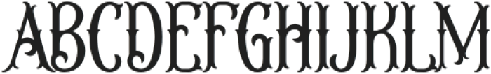 Agonda-Regular otf (400) Font UPPERCASE