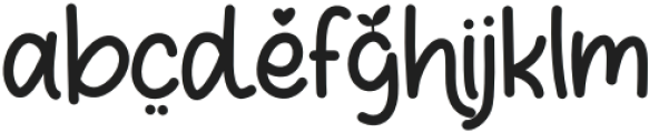 AgonizeRegular otf (400) Font LOWERCASE