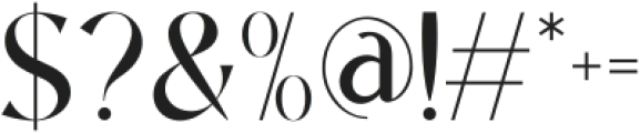 Agrabion otf (400) Font OTHER CHARS