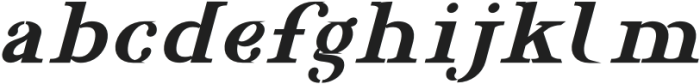 Agrasia Bold Italic otf (700) Font LOWERCASE