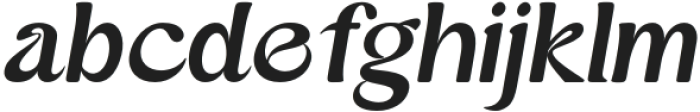 Agreable Italic otf (400) Font LOWERCASE