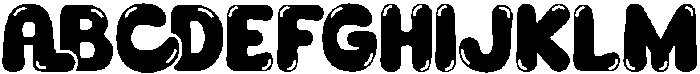 Agtir Bubble Bubble otf (400) Font UPPERCASE