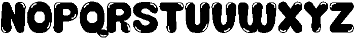 Agtir Bubble Bubble otf (400) Font UPPERCASE