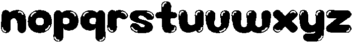 Agtir Bubble Bubble otf (400) Font LOWERCASE