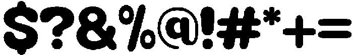 Agtir Bubble  Regular otf (400) Font OTHER CHARS