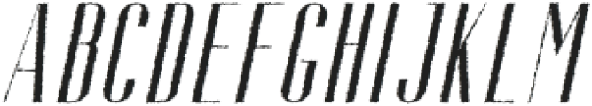 Aguero Sans Rough Italic otf (400) Font LOWERCASE