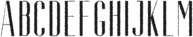 Aguero Sans Rough Regular otf (400) Font UPPERCASE