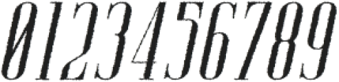 Aguero Serif Rough Italic otf (400) Font OTHER CHARS