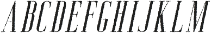 Aguero Serif Rough Italic otf (400) Font LOWERCASE