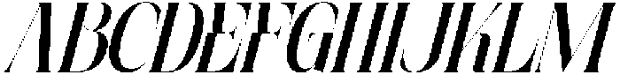 Aguilary Modern Italic otf (400) Font UPPERCASE