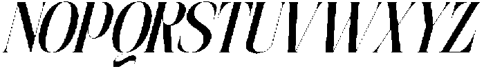 Aguilary Modern Italic otf (400) Font UPPERCASE