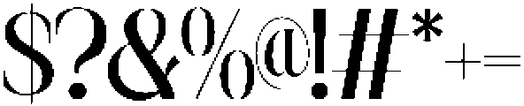 Aguilary Modern Regular otf (400) Font OTHER CHARS