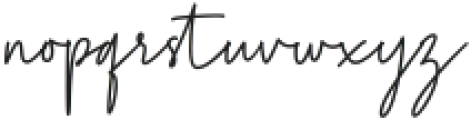 AgustineSignature otf (400) Font LOWERCASE