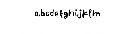 Agathawrites-Regular.ttf Font LOWERCASE