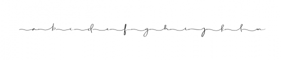 Aghnesta-Signature.otf Font UPPERCASE