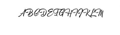 Agistha Font UPPERCASE