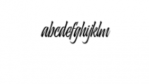 Agistha Font LOWERCASE