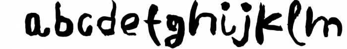 Agatha Writes - Hand Drawn Typeface Font LOWERCASE