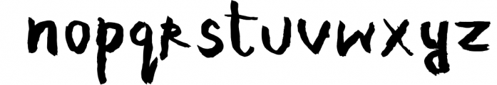 Agatha Writes - Hand Drawn Typeface Font LOWERCASE