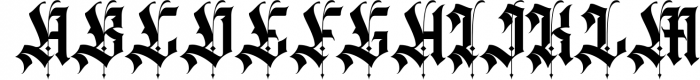 Agathiqy - Blackletter Font Font UPPERCASE