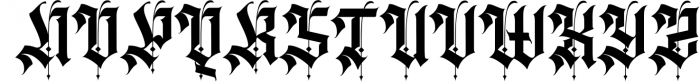 Agathiqy - Blackletter Font Font UPPERCASE