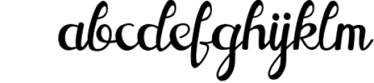 Agathis - Modern Calligraphy Font LOWERCASE